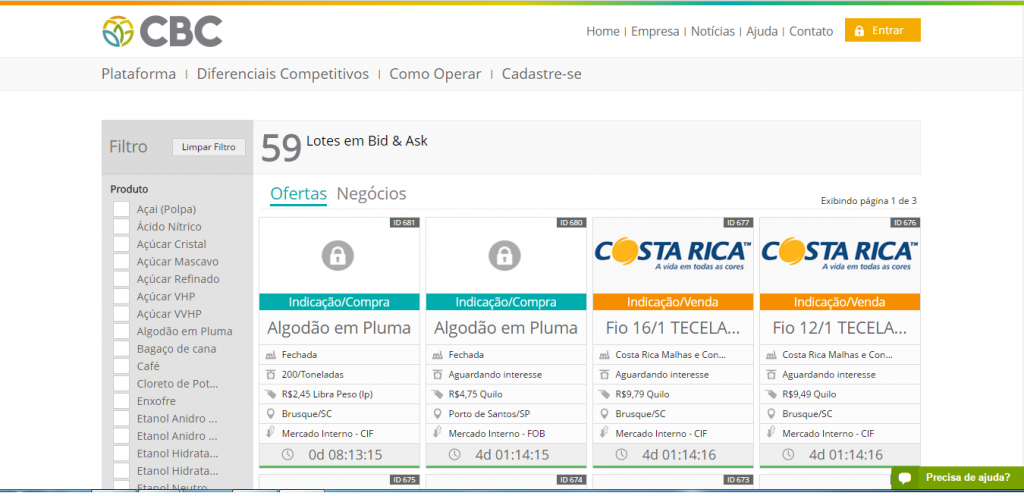 CBC Negócios cria salas virtuais de negociação que agilizam  compra e venda de commodities agrícolas