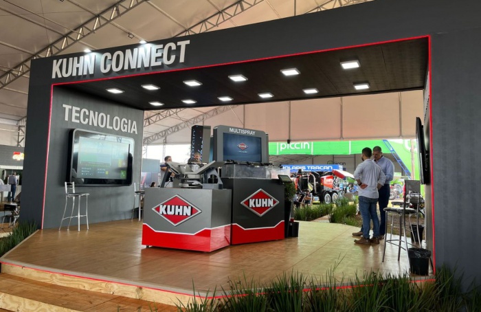 Kuhn has a space dedicated to new technologies at Agrishow 2024