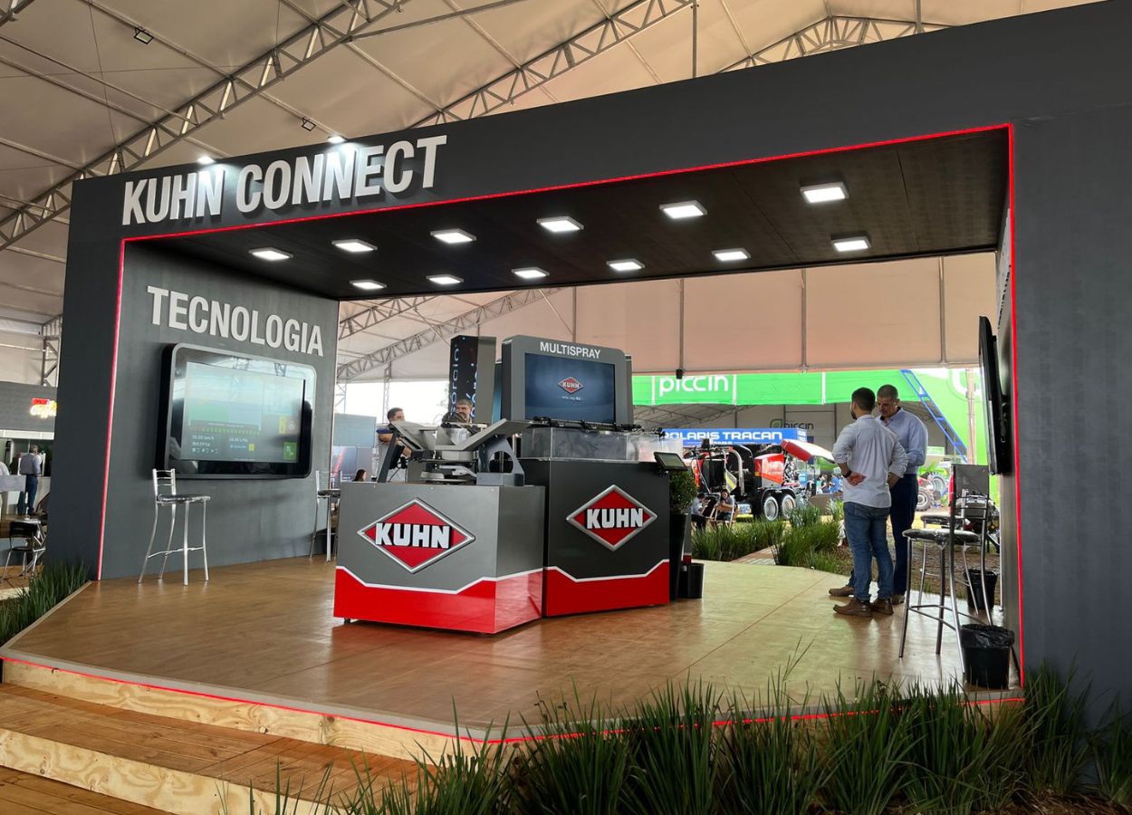 Kuhn has a space dedicated to new technologies at Agrishow 2024