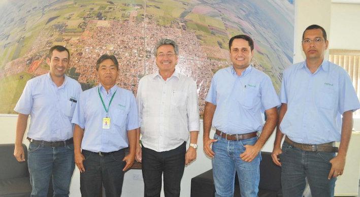 Comitiva da Copasul é recebida por prefeito de Nova Andradina