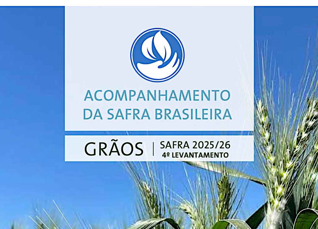Brasil deve colher 353,1 milhões de toneladas de grãos na safra 2025/26