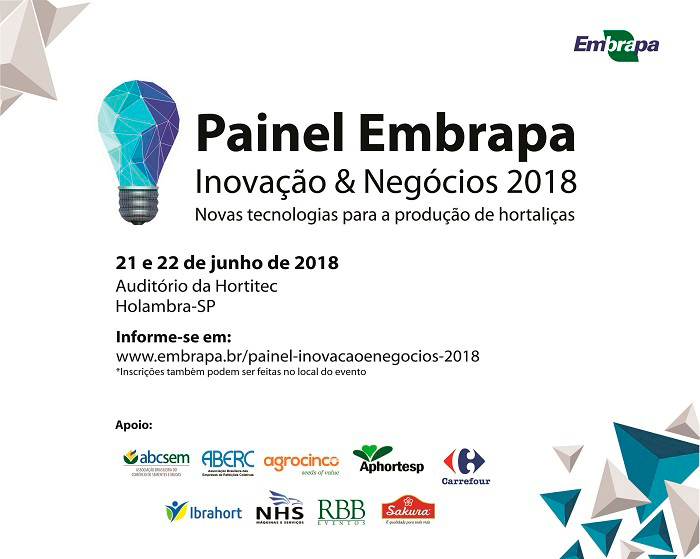 Tendências e soluções tecnológicas em hortaliças marcam evento da Embrapa na Hortitec 2018