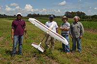 Drone produz imagens de ensaios de milho na Embrapa Milho e Sorgo