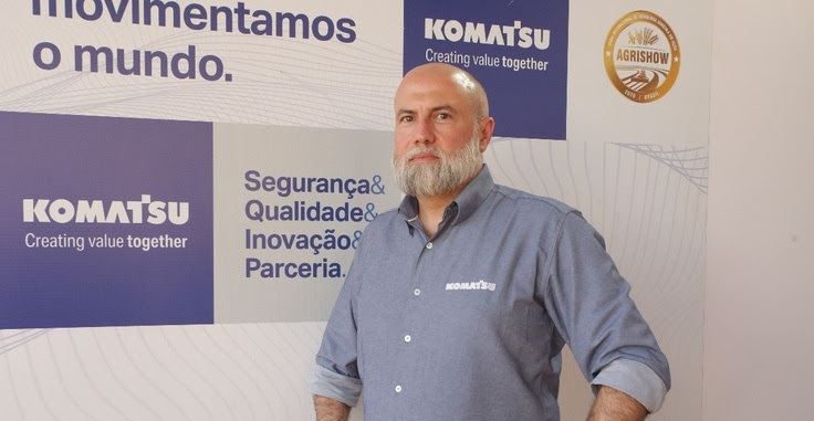 Vendas da Komatsu ultrapassam R$ 100 milhões na Agrishow