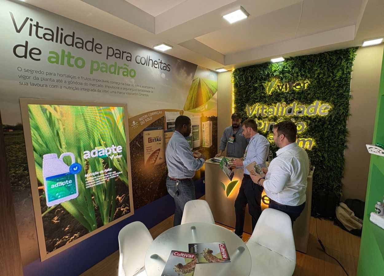 Viter amplia portfólio e lança soluções foliares na Hortitec