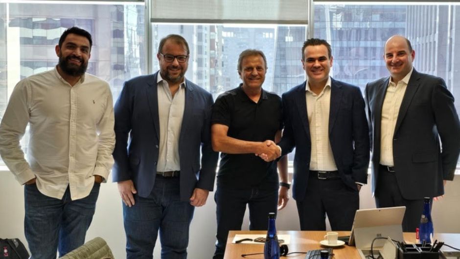 Luis Motta (diretor da Maxum), Glauber Biazotto (CFO da Brasif), João Antonio Franciozi (ex-acionista da Maxum), Gustavo Avelar (CEO da Brasif) e Flavio Assan (diretor jurídico da Brasif)