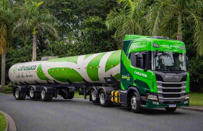 Citrosuco testa biometano na frota e projeta corte de emissões no transporte