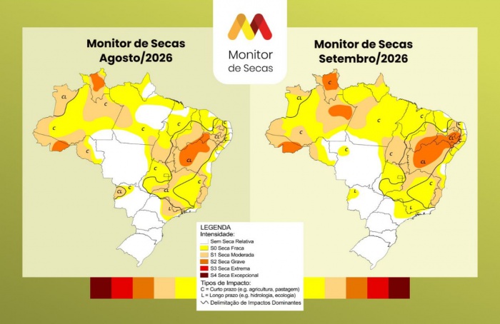 Seca avança e atinge 75% do território brasileiro