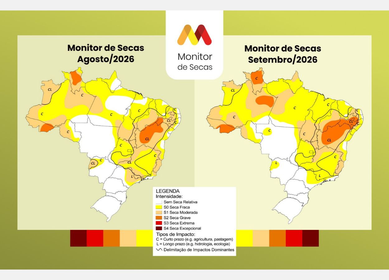 Seca avança e atinge 75% do território brasileiro