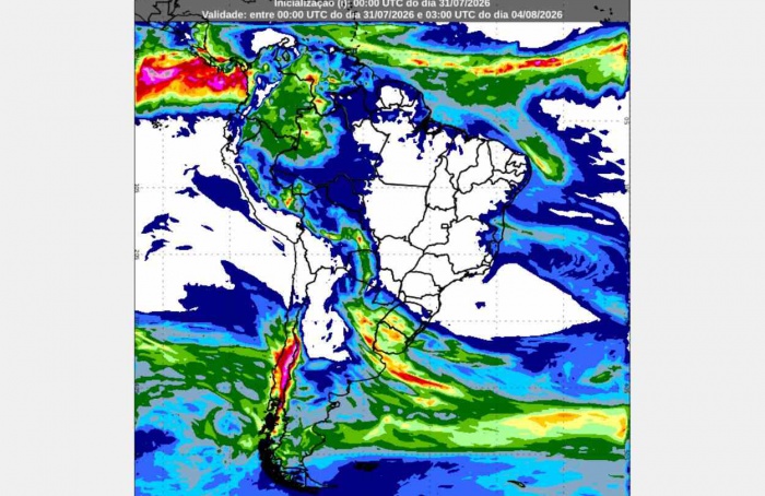 Inmet: previsão do tempo até segunda-feira (3)