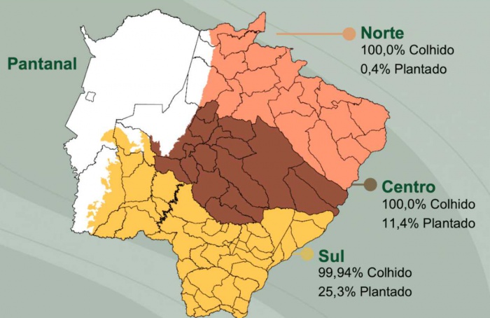MS Safra 2026/27: soja avança a 18%; milho atinge 99,96% colhido