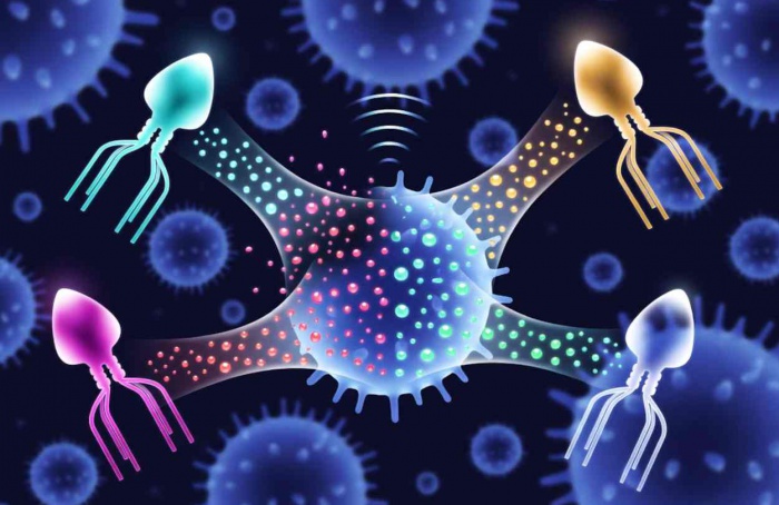 Vírus bacterianos manipulam decisão de infecção entre si