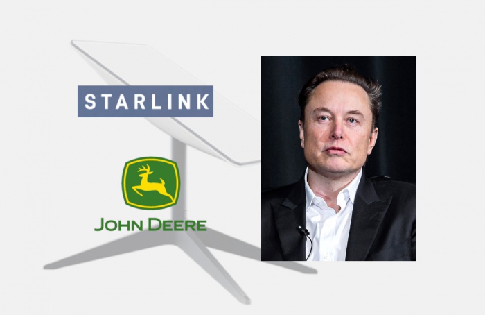 John Deere celebra acordo com Starlink para internet rural