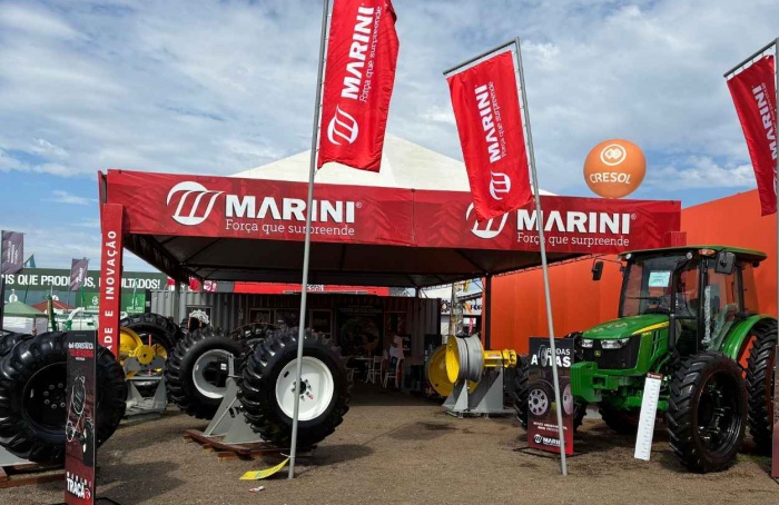 Marini leva inovação em rodas agrícolas à Expointer 2025