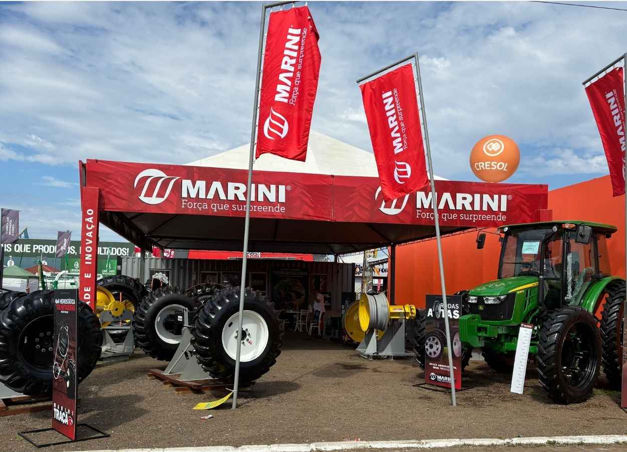 Marini leva inovação em rodas agrícolas à Expointer 2025