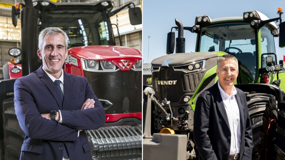 Rodrigo Junqueira, vice-presidente da Massey Ferguson Latam, e&nbsp;Marcelo Traldi, vice-presidente da Fendt e Valtra Latam e diretor-geral AGCO Latam