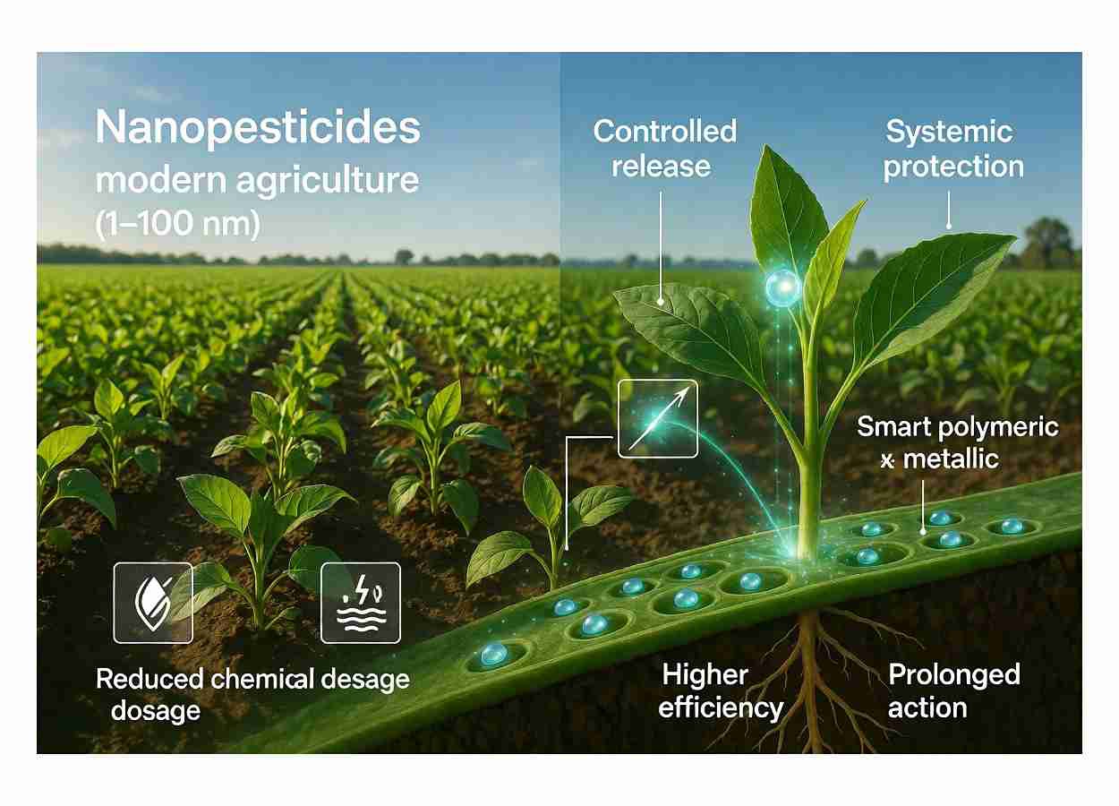Nanopesticidas ampliam eficiência no campo