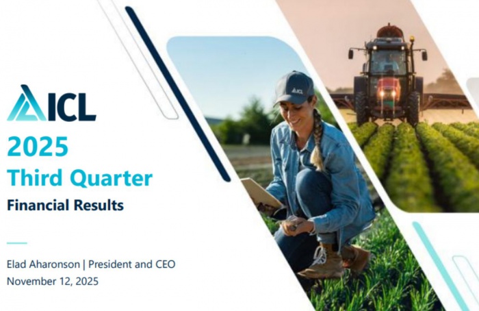 ICL divulga resultados do terceiro trimestre de 2025