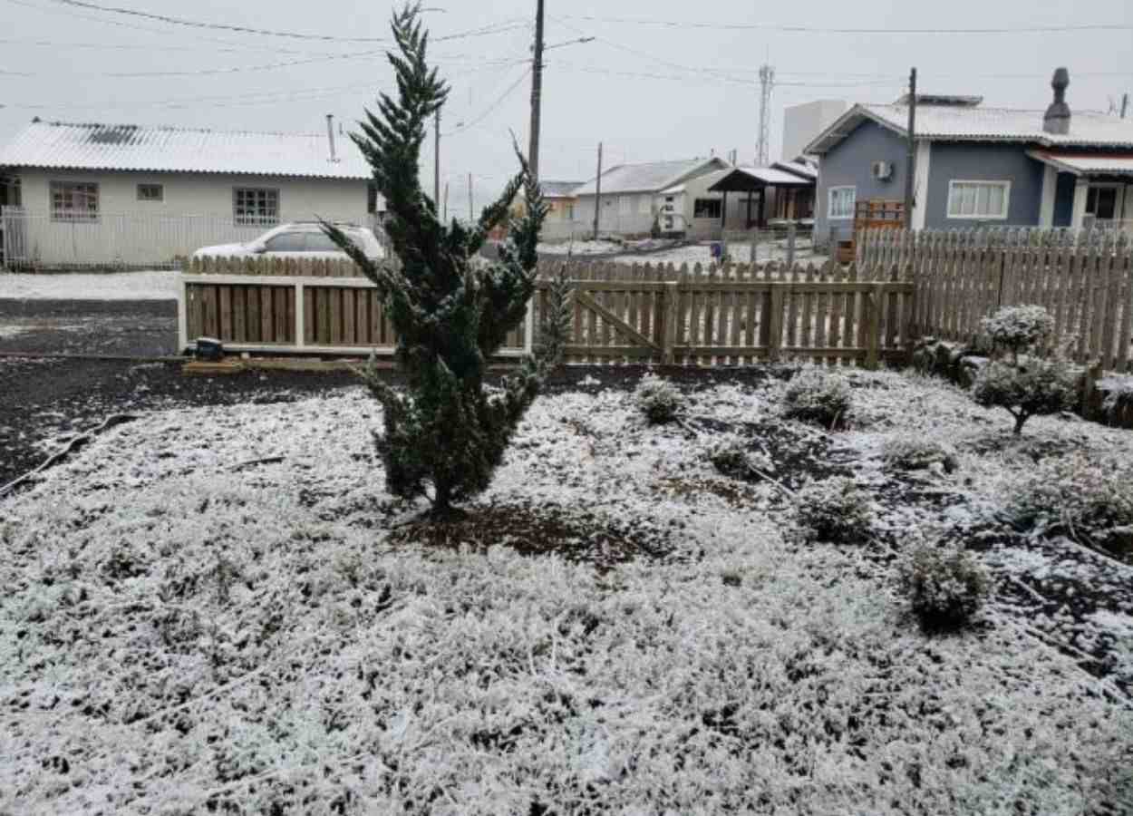 L'hiver commence avec une possibilité de neige à Santa Catarina