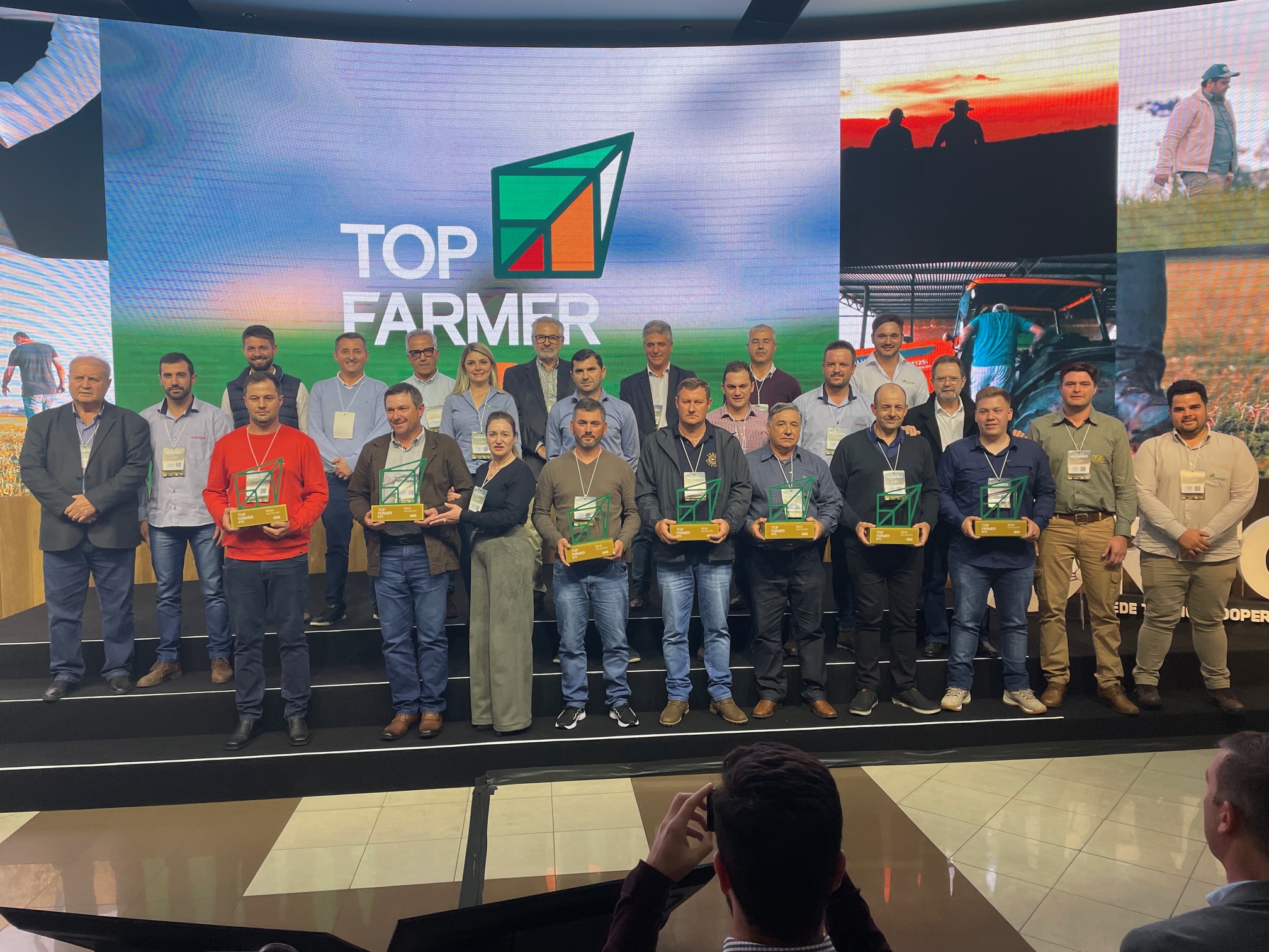 Produtores da Cotribá, Cotrisal, Cotrijal e Cotrisul vencem prêmio Top Farmer