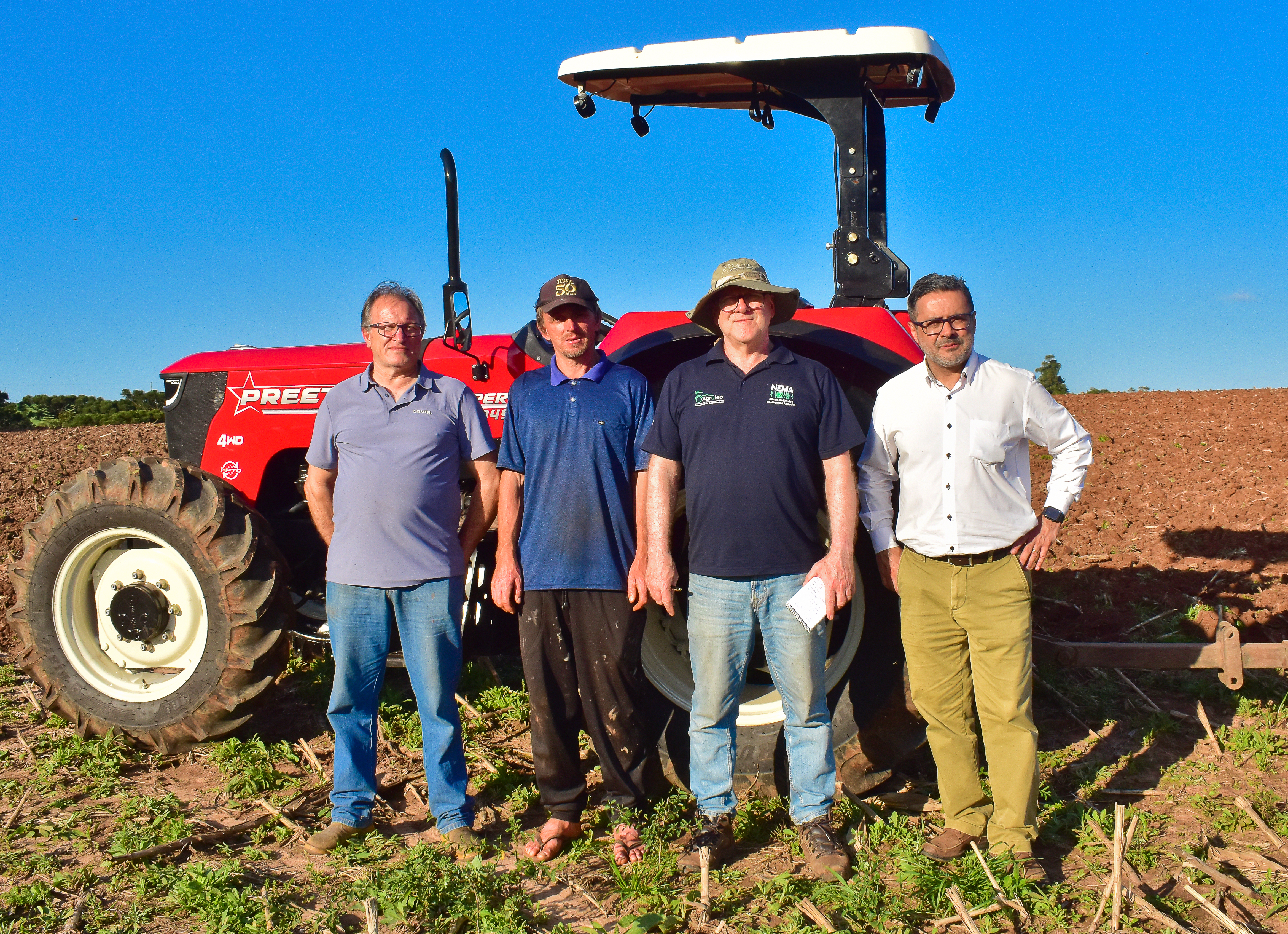 O teste de campo foi feito no município de Ipiranga, no Norte do Paraná&nbsp;