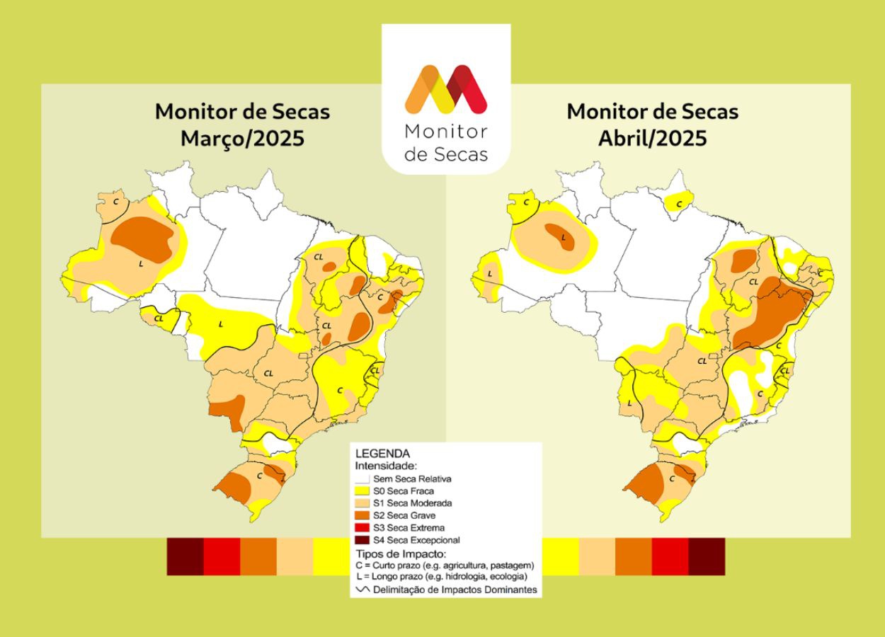 Drought eases in the North Region, but affects areas of the Amazon basin
