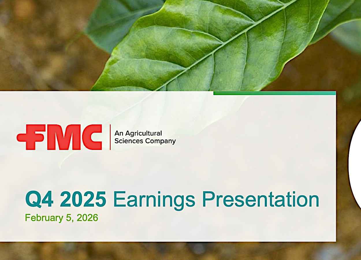 FMC avalia venda da companhia e projeta queda de receita em 2026