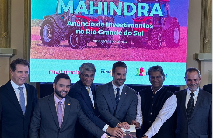 Mahindra anuncia construção de planta industrial no Rio Grande do Sul