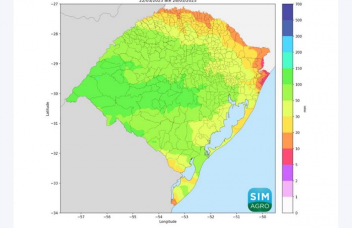 RS terá chuvas e tempestades nos próximos dias