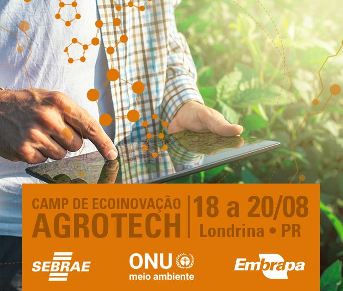 Camp de Ecoinovação Agrotech vai escolher melhores soluções para a cadeia de grãos
