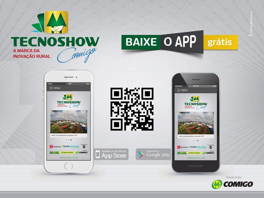 Tecnoshow Comigo oferece informações da feira  por meio de aplicativo para smartphone