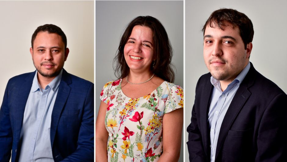 Fernando Maximiliano,&nbsp;Carolina Jaramillo Giraldo e&nbsp;Marcelo Di Bonifácio Filho