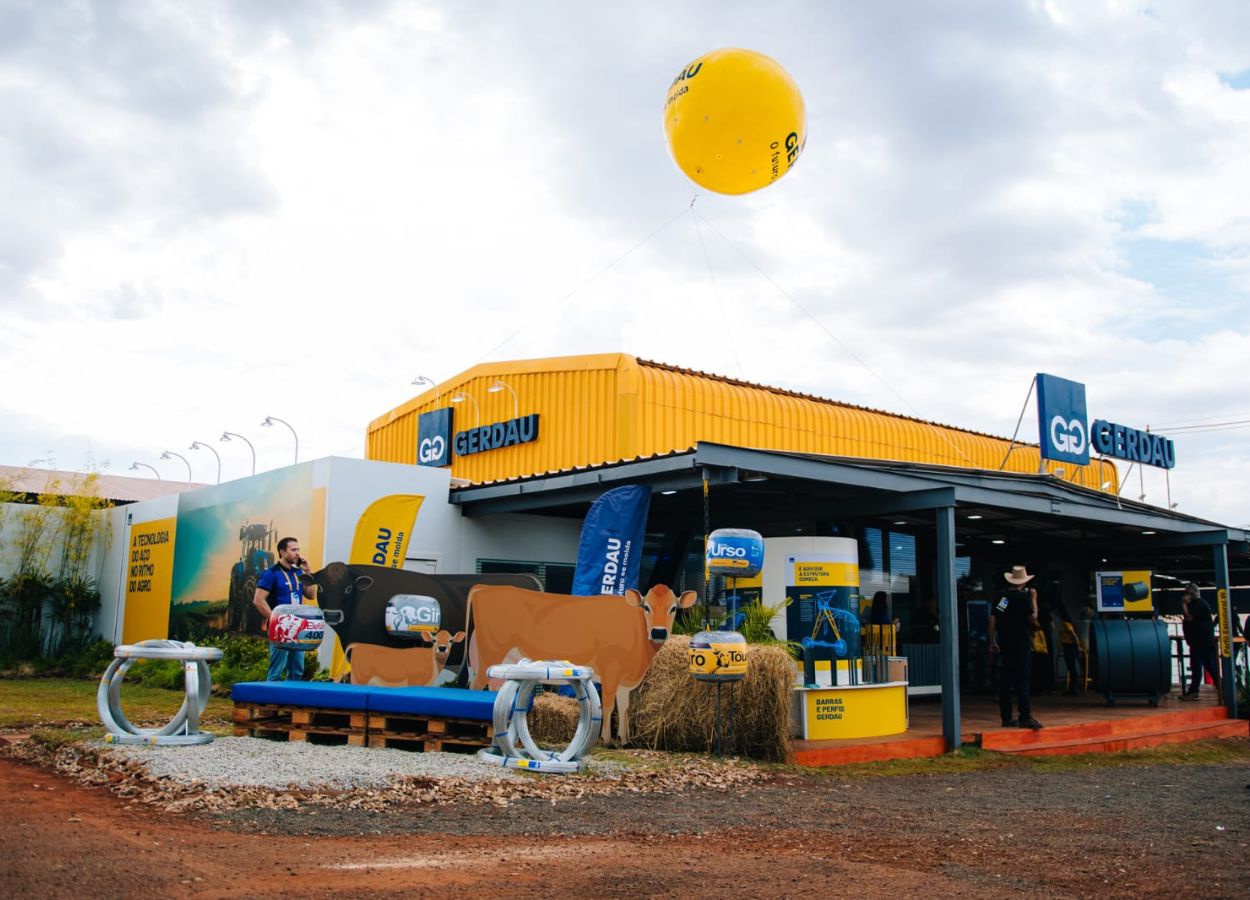 Soluções em aço da Gerdau ganham destaque na Agrishow