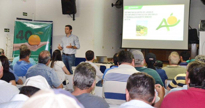 Cafelândia recebe encontro de manejo regional do greening promovido pelo Fundecitrus