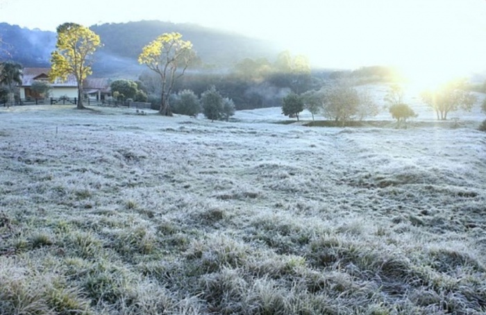 Temperaturas caem no Rio Grande do Sul e risco de geada se intensifica