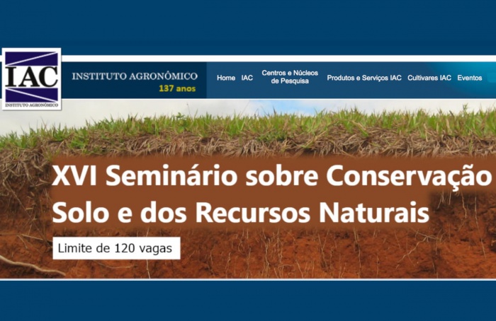 IAC promove evento sobre conservação do solo