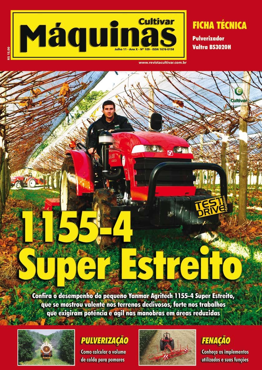 Test Drive Yanmar 1155-4 Super Estreito