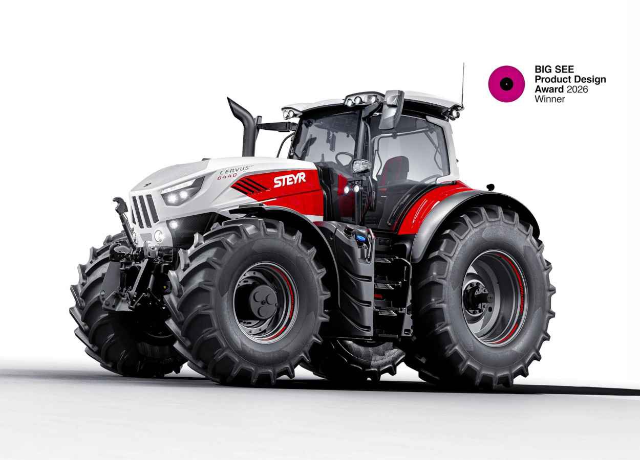 Steyr Cervus CVT conquista prêmio Big See de design