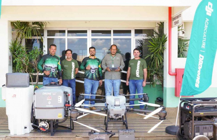 Copercampos inicia testes com drone agrícola DJI Agras T50