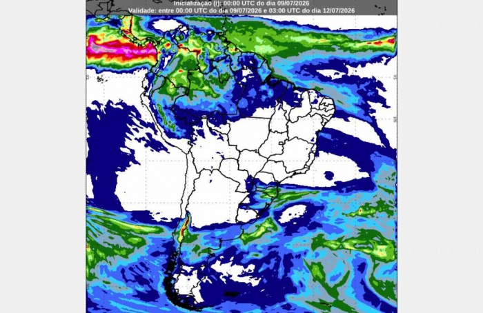Inmet: previsão do tempo para sexta-feira (10) e sábado (11)