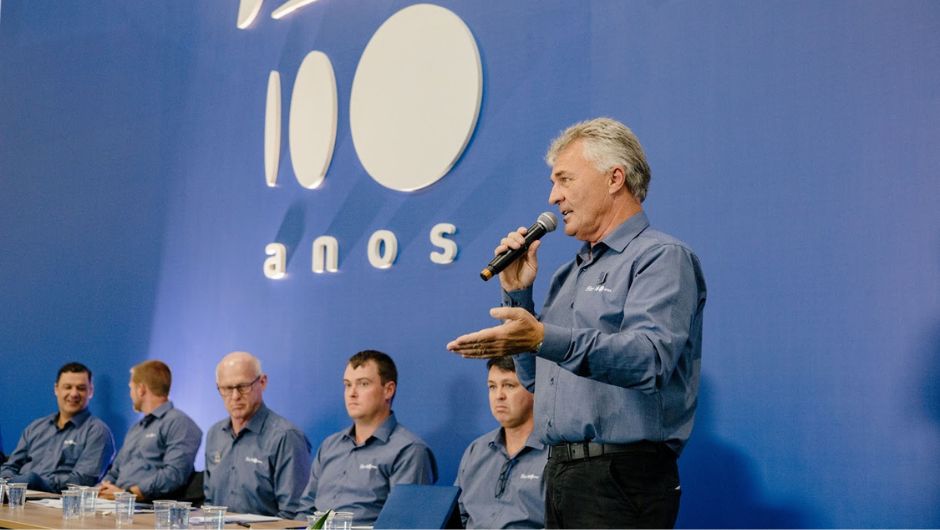 Geraldo Slob,&nbsp;novo presidente do Conselho de Administração da Cooperativa Frísia; foto:&nbsp;Martha Batista