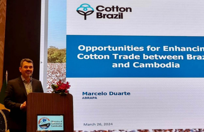 Indústria têxtil do Camboja pode crescer com algodão brasileiro