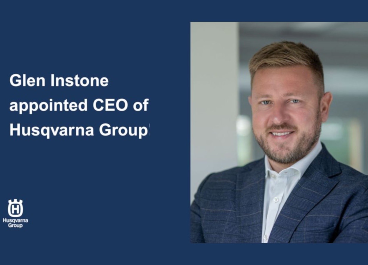 Husqvarna anuncia novo CEO: Glen Instone assume em agosto