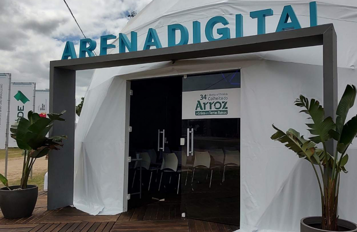 Inovação marca presença na Abertura da Colheita do Arroz com a Arena Digital
