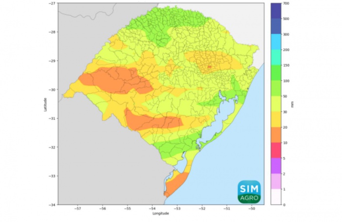 Fim de semana será marcado por chuva no RS